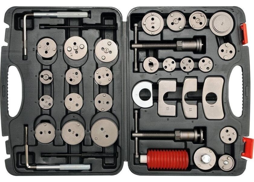 Sada na montáž pístků kotoučových brzd 35 ks levý/pravý závit - YT-06822