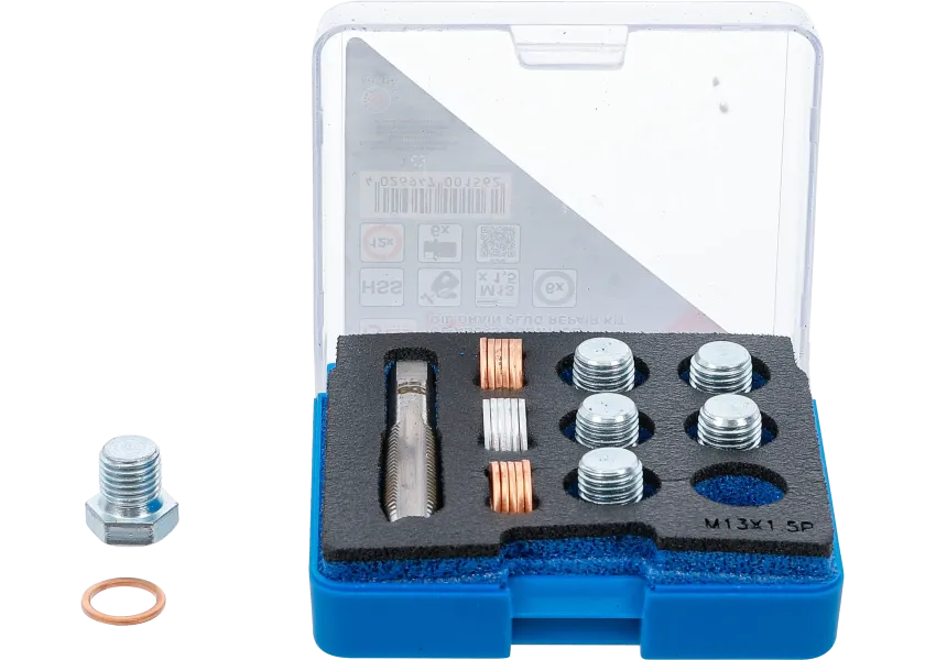 Sada pro opravu závitů olejových van M13 x 1,5 mm, BGS - B156
