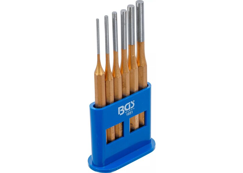 Sada 6 vyrážečů závlaček 3–8 mm v plastovém stojanu, délka 150 mm - B1651