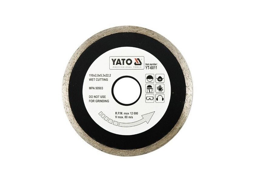 Diamantový kotouč, 230 mm - YT-6015