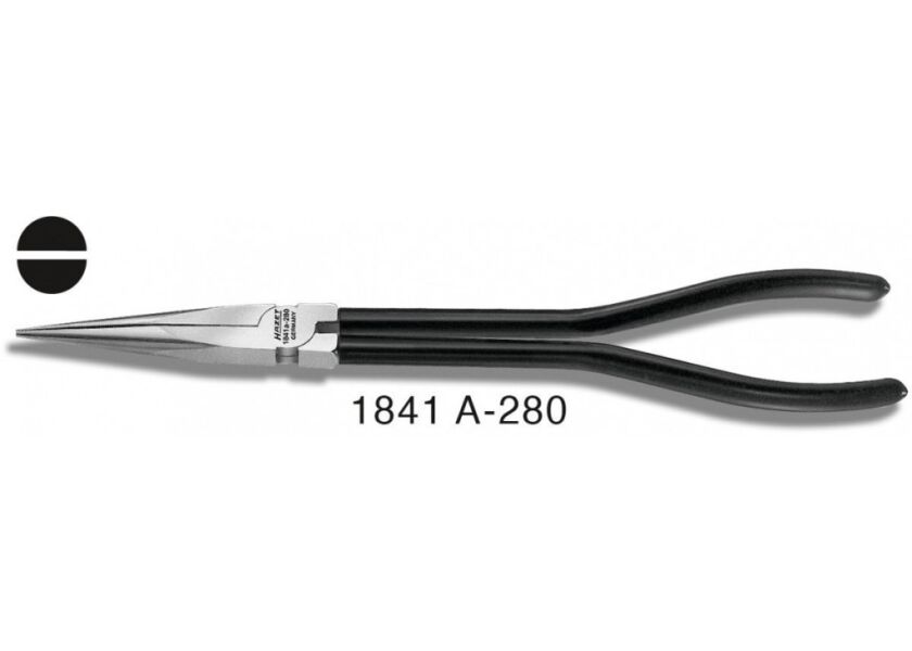 Rovné půlkulaté kleště 280 mm, Hazet 1841A-280