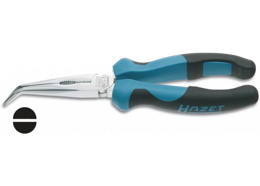 Zahnuté půlkulaté kleště 200 mm DIN 5745, Hazet 1841B-33
