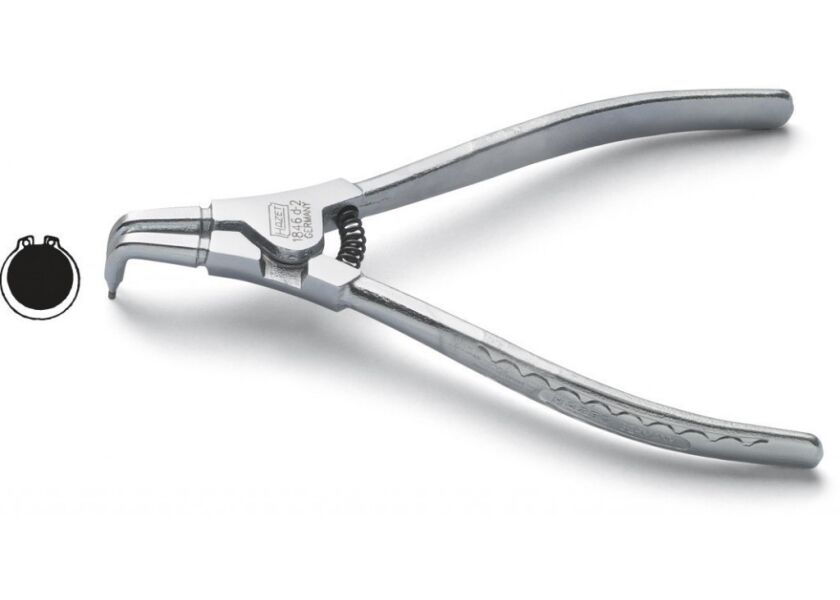 Vnější zahnuté kleště na pojistné kroužky 140 mm (1846D-1) - HA006953