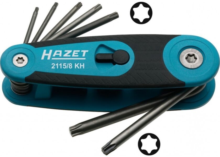 Sada úhlových šroubováků TORX®, Hazet 2115/8KH