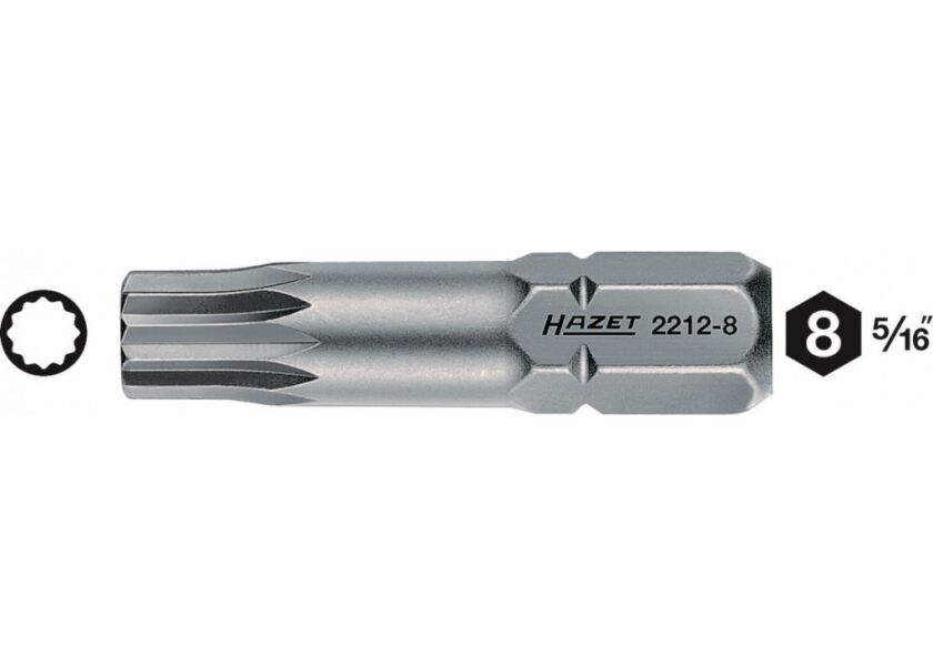 Nástavce (bity) 2212-6 Hazet