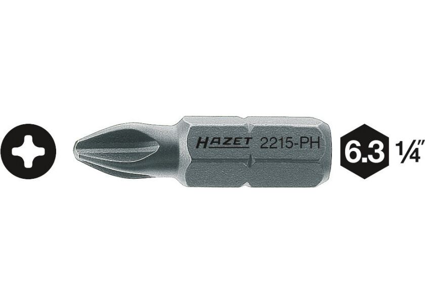 Nástavce (bity) 2215-PH4 Hazet