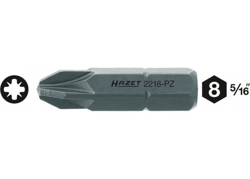 Nástavce (bity) 2218-PZ4 Hazet