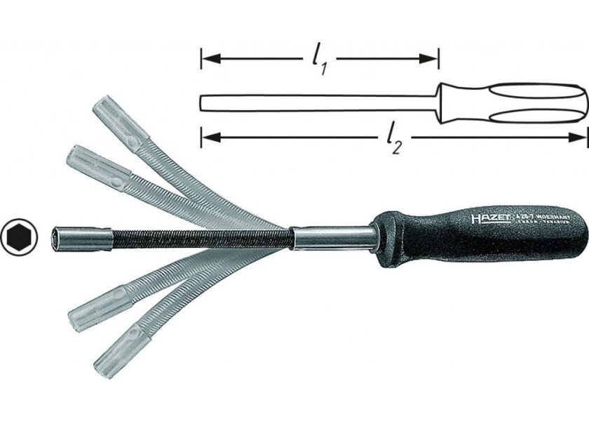 Flexibilní šestihranný nástrčný klíč 426-7 Hazet (HA019267)