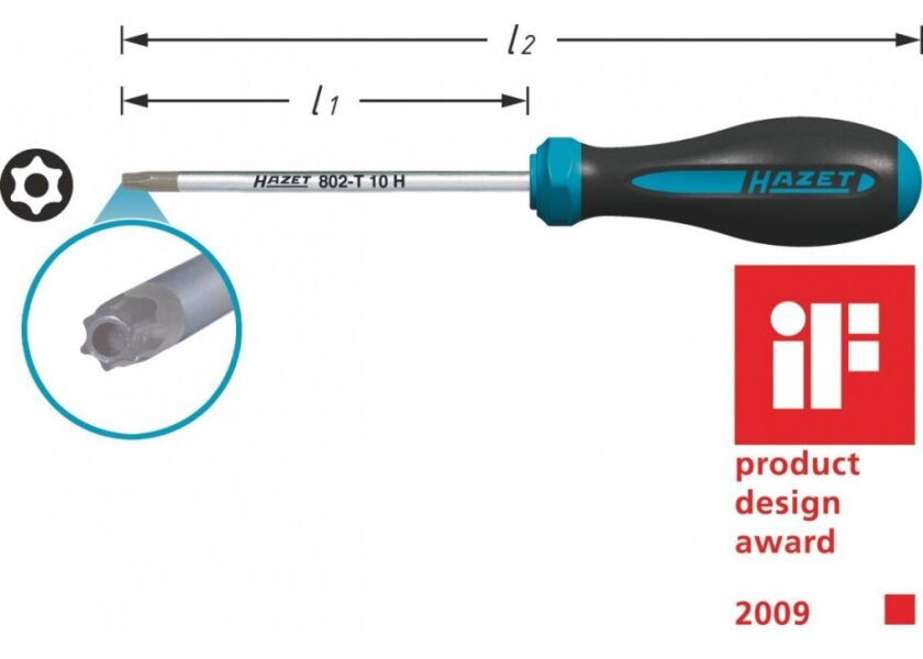 Šroubovák TORX®, Hazet 802-T45H