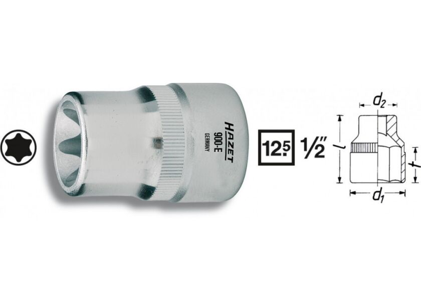 Vnitřní nástrčný klíč 1/2