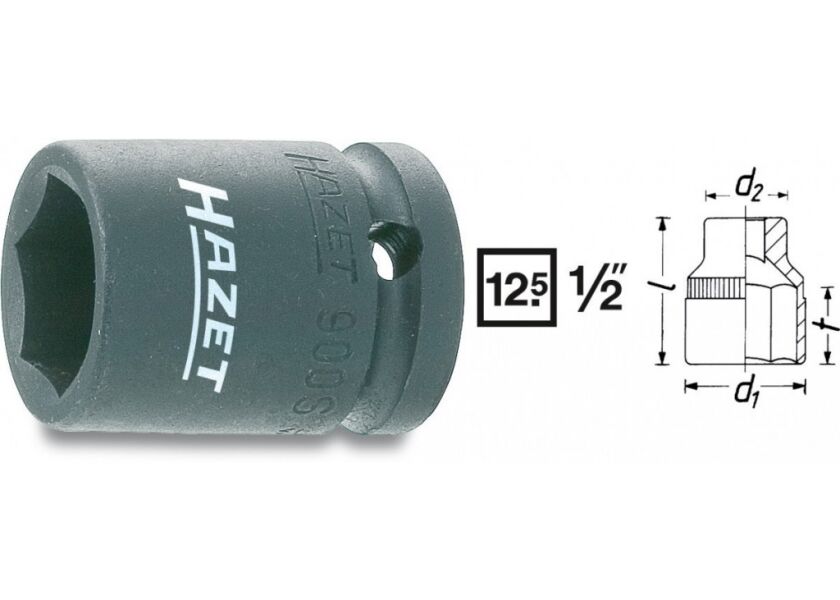 Kovaný vnitřní nástrčný klíč 1/2