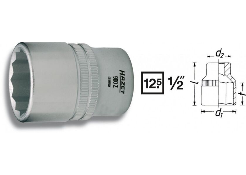 Vnitřní nástrčný klíč 1/2