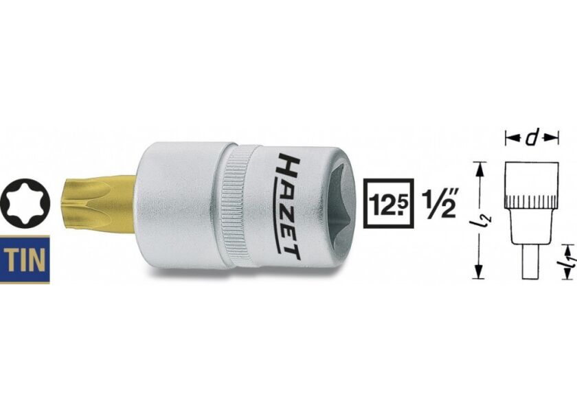 Hlavice s bitem TORX 1/2
