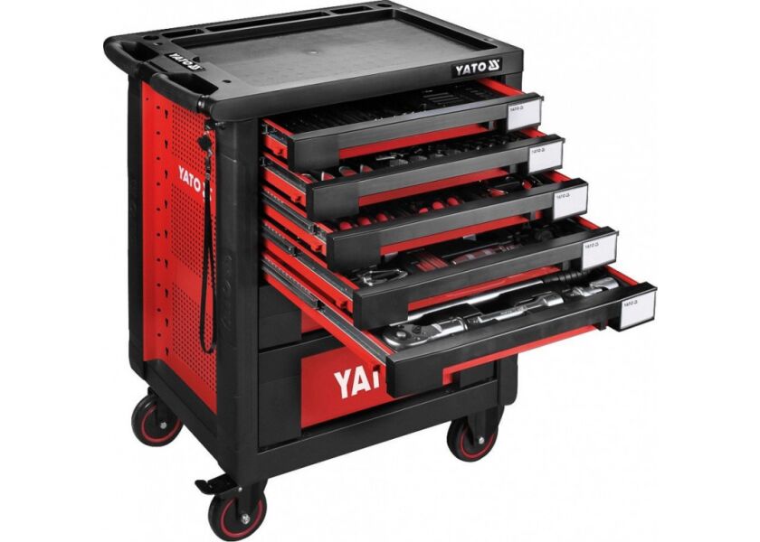 Dílenský vozík s nářadím 165 ks - YT-55293