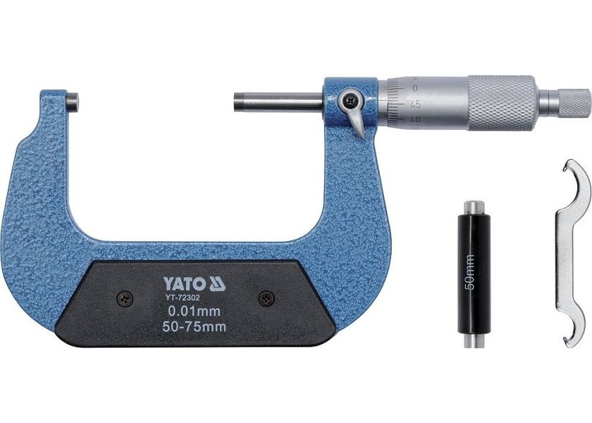Mikrometr mechanický 50-75mm+00,01mm