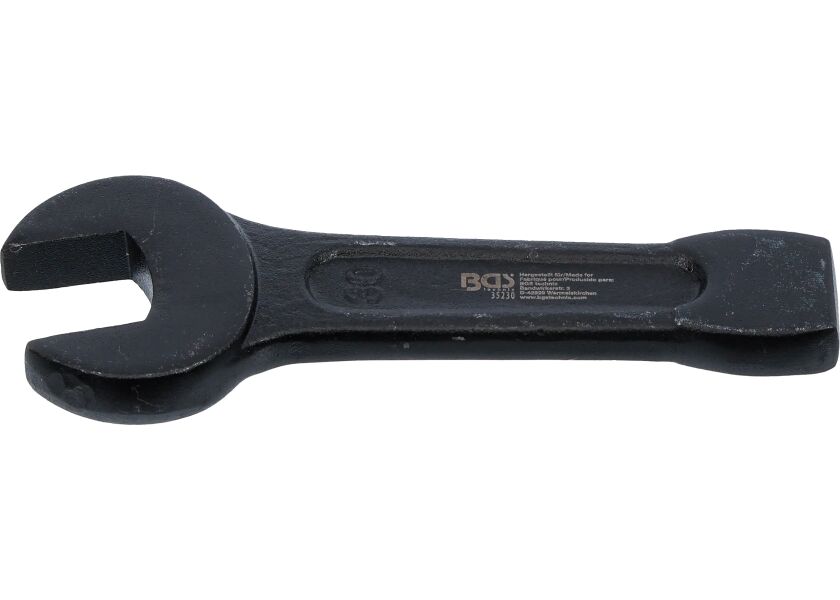 Rázový plochý klíč BGS 30 mm z chrom-vanadové oceli – B35230