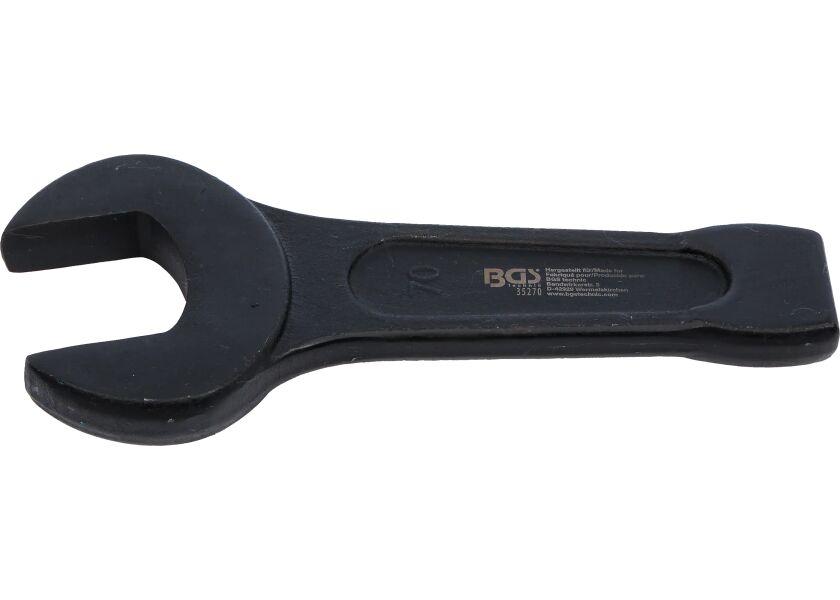 Rázový plochý klíč BGS 70 mm z chrom-vanadové oceli – B35270