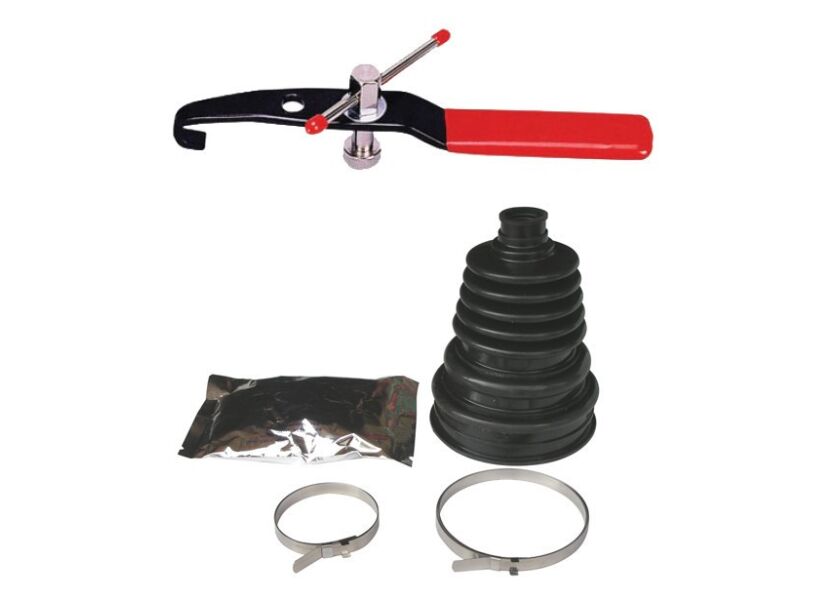 Přípravek pro montáž manžet homokinetických kloubů + Sada manžet poloos - univerzální