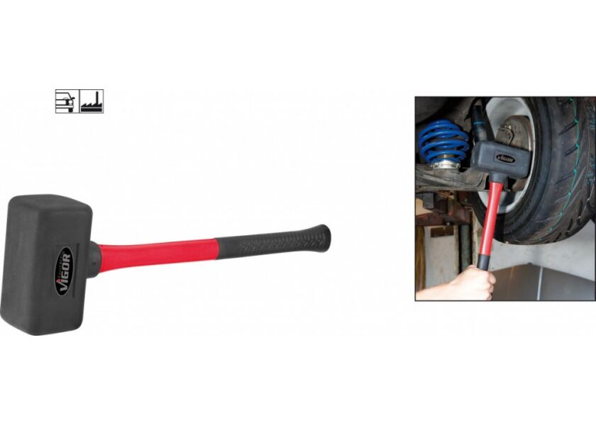 Gumová palice 2,5 kg VIGOR V2235