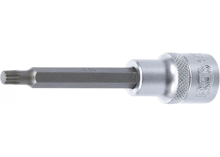 Hlavice s bitem XZN 1/2, M6, prodloužená - B4360