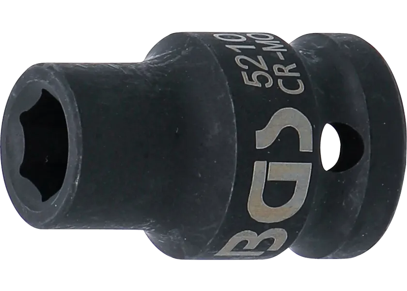 Šestihranná silová nástrčná hlavice 1/2, 10 mm, BGS - B5210