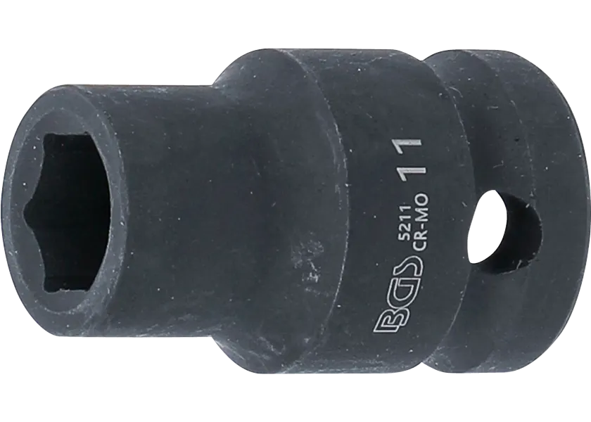 Šestihranná silová nástrčná hlavice 1/2, 11 mm, BGS - B5211