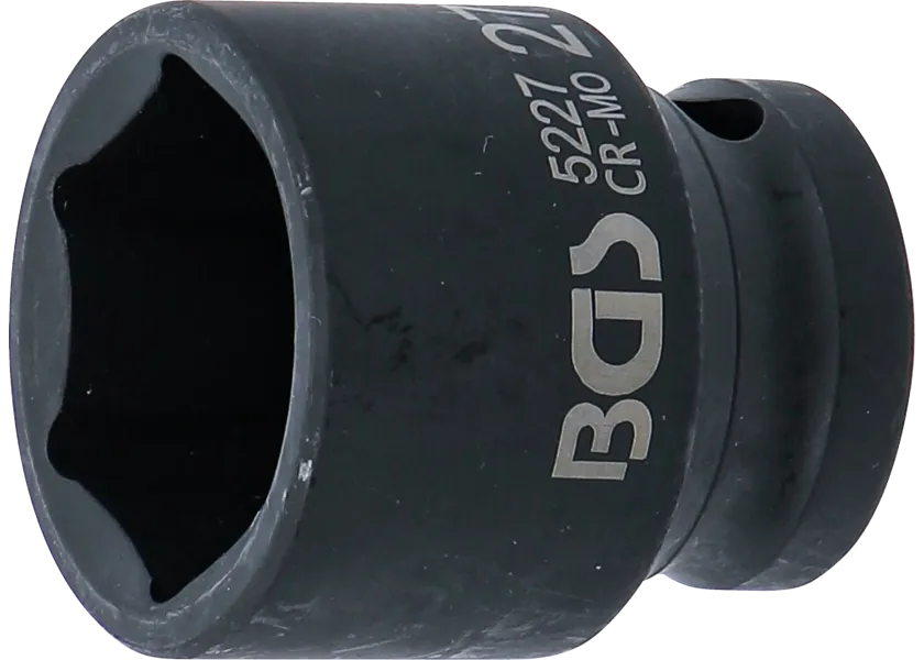 Šestihranná silová nástrčná hlavice 1/2, 27 mm, BGS - B5227