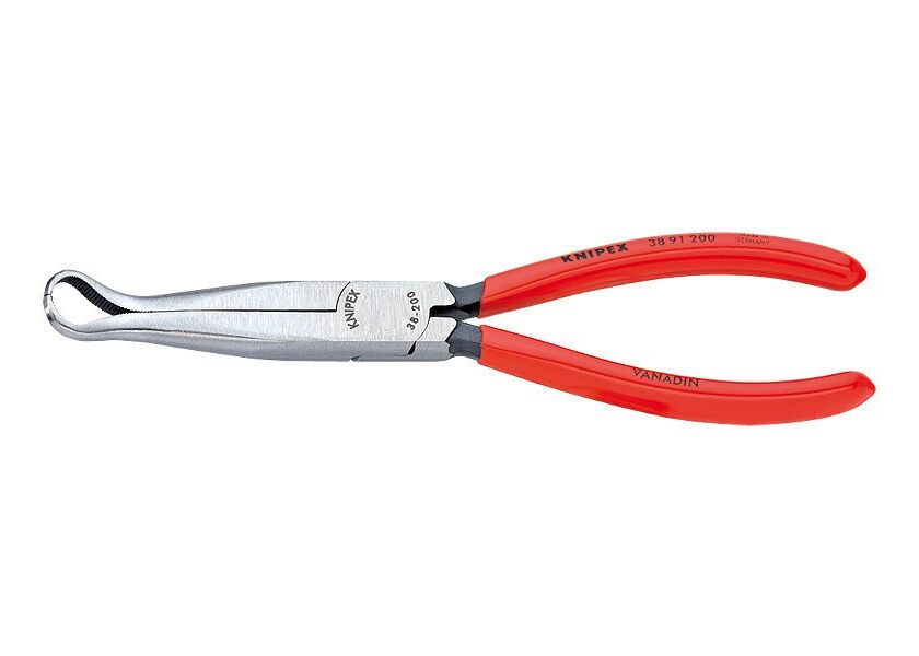 Zahnuté půlkulaté kleště 200 mm Knipex pro mechaniky - 3891200