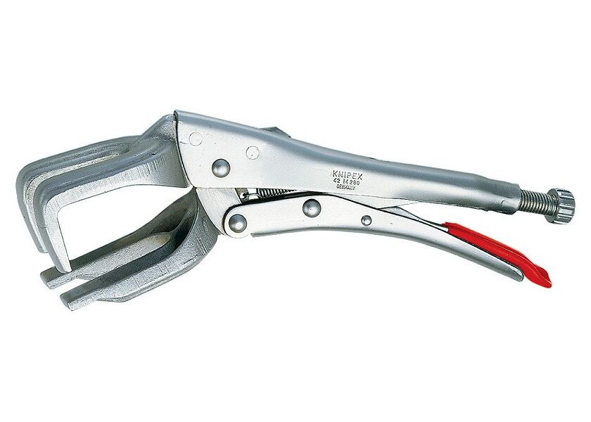 Samosvorné kleště s pákovým mechanizmem pro svařování leskle zinkované 280 mm  - 4214280