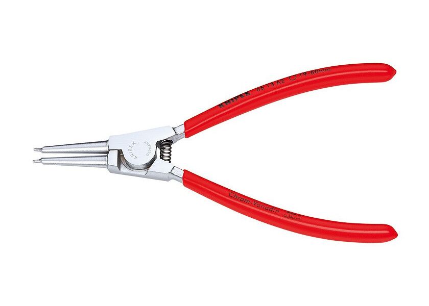 Vnější přímé kleště na pojistné kroužky chromované 180 mm - 4613A2 Knipex