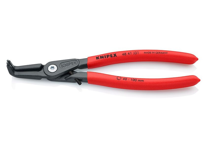Vnitřní zahnuté kleště na pojistné kroužky 210 mm  - 4841J31 Knipex