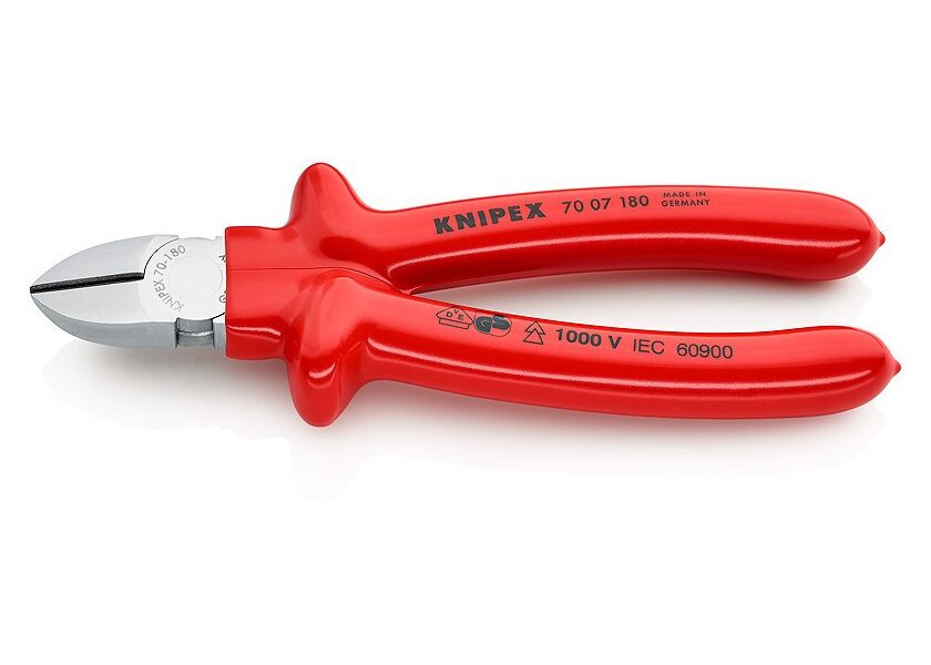 Boční štípací kleště chromované 180 mm  - 7007180