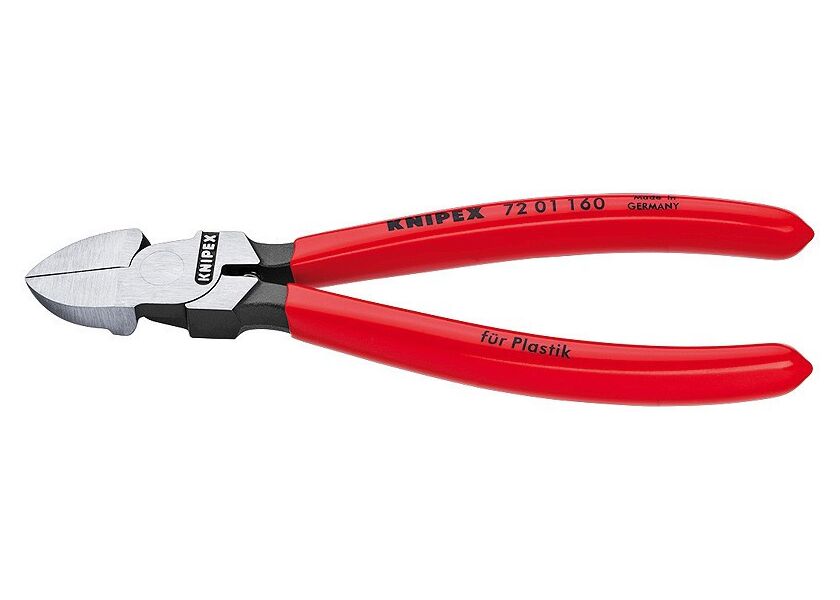 Boční štípací kleště na umělou hmotu potaženo plastem 180 mm  - 7201180