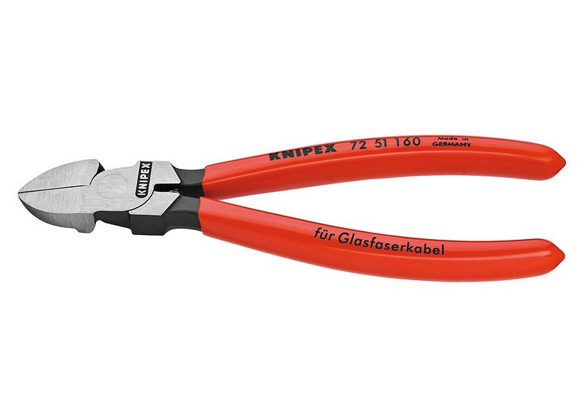 Boční štípací kleště na světlovody (optické kabely) 160 mm  - 7251160