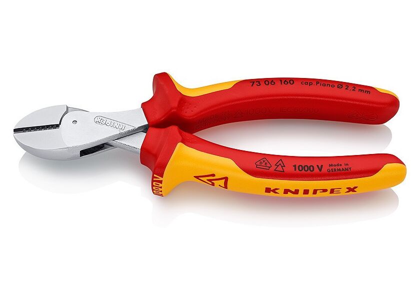 Boční štípací kleště KNIPEX X-Cut ® chromované 160 mm - 7306160