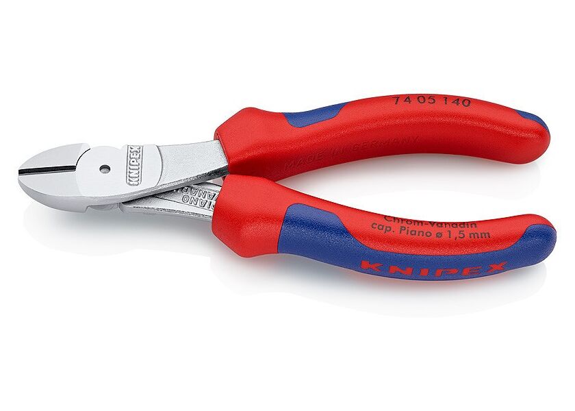 Silové boční štípací kleště chromované 140 mm  - 7405140