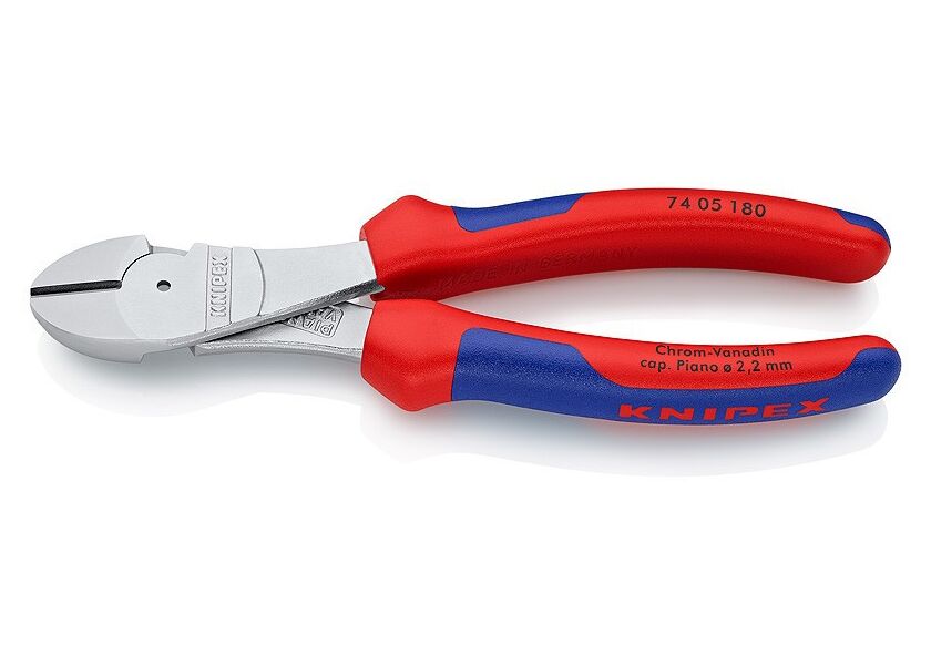Silové boční štípací kleště chromované 180 mm  - 7405180