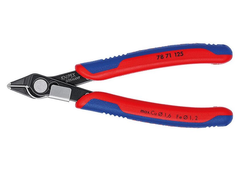 Boční štípací kleště Electronic Super Knips ® brunýrované 125 mm  - 7871125