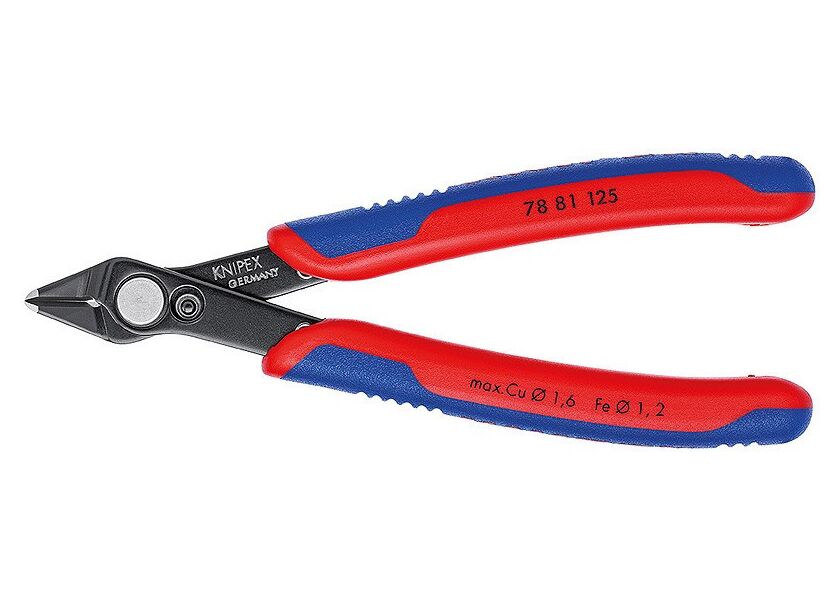 Boční štípací kleště Electronic Super Knips ® brunýrované 125 mm  - 7881125