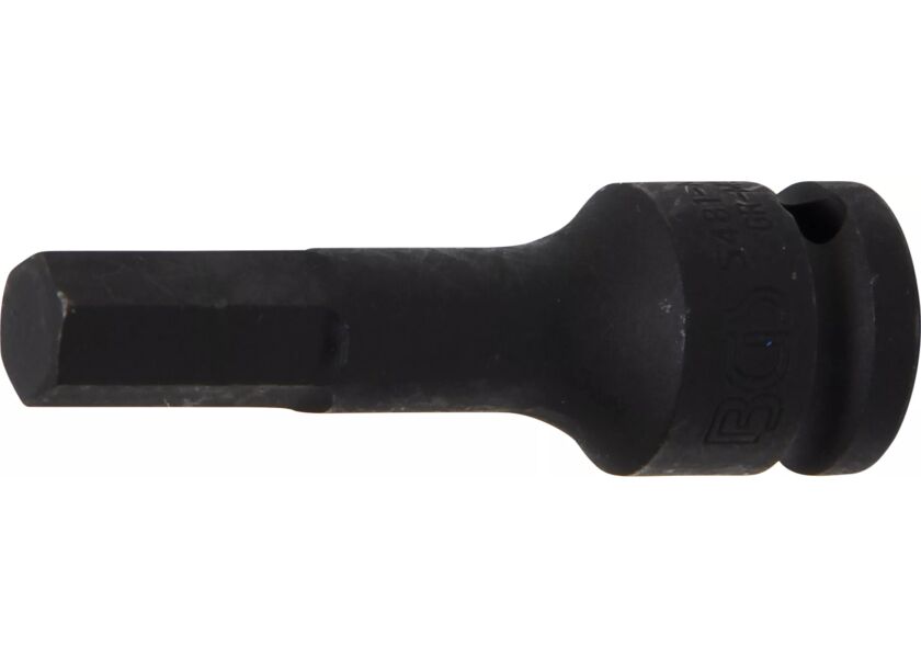 Rázový nástrčný klíč HEX 1/2, 12 mm, prodloužený - B5481-M12