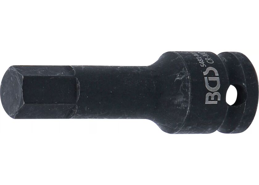 Rázový nástrčný klíč HEX 1/2, 14 mm, prodloužený - B5481-M14