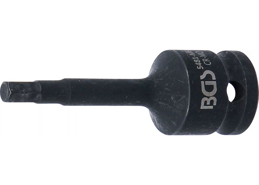 Rázový nástrčný klíč HEX 1/2, 6 mm, prodloužený - B5481-M6