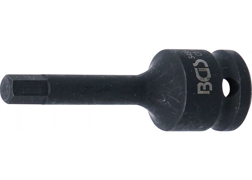 Rázový nástrčný klíč HEX 1/2, 8 mm, prodloužený - B5481-M8