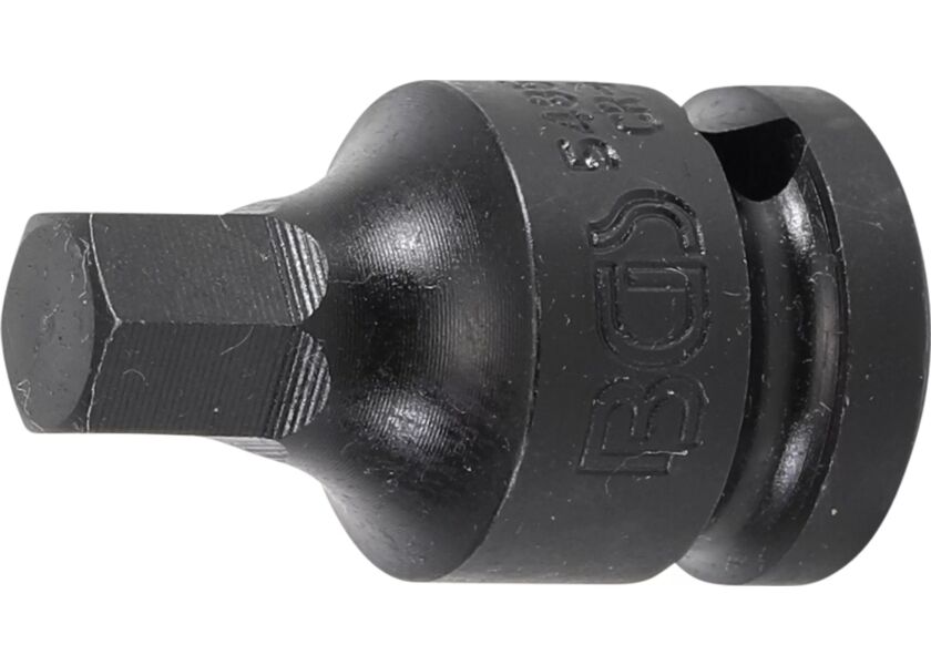 Rázový nástrčný klíč HEX 1/2 palce, 11 mm, BGS - B5485-11