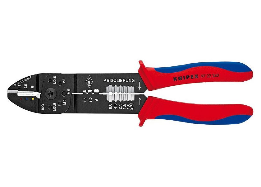 Krimpovací kleště lakováno na černo 240 mm  - 9722240