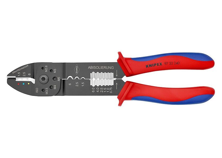Krimpovací kleště lakováno na černo 240 mm  - 9732240