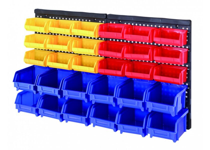Plastový organizér na šrouby s 30 boxy - MSBRWK1812