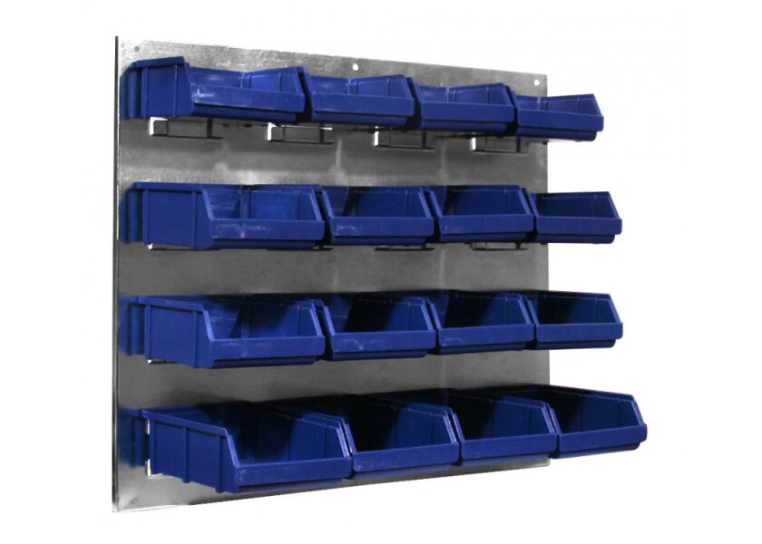 Kovový organizér s plastovými boxy - JJ001231