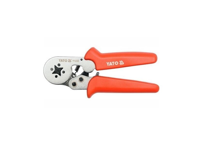 Kleště konektorové 175mm, HRC 44-47, 0,2-6,00mm2 - YT-2305