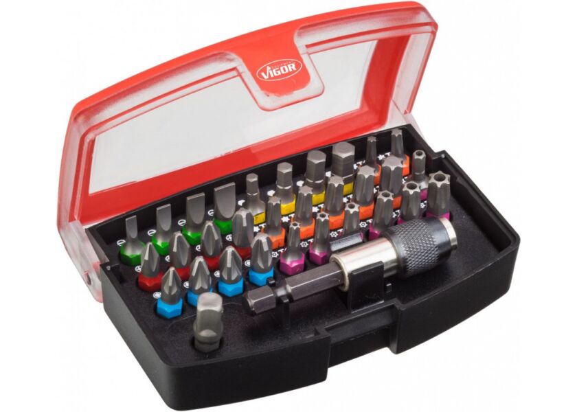 Sada bitů v boxu 32 ks, 1/4